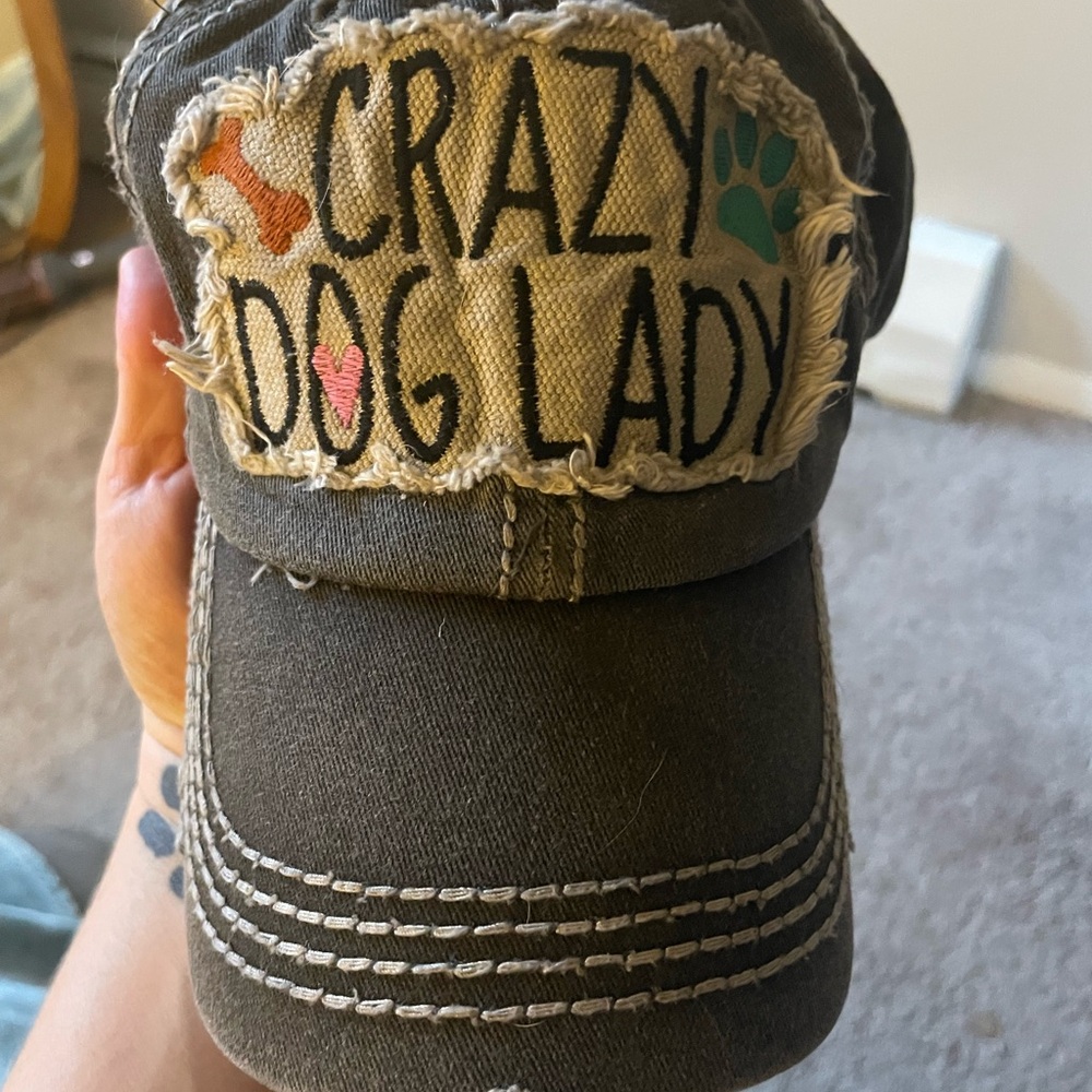 Crazy Dog Lady Cap - Black